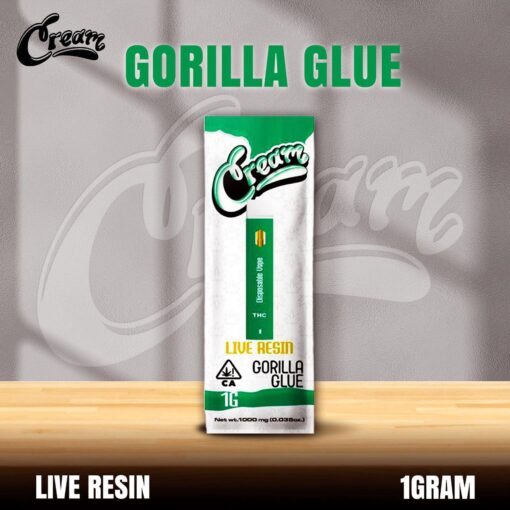 Gorilla Glue 1g – Cream Disposable