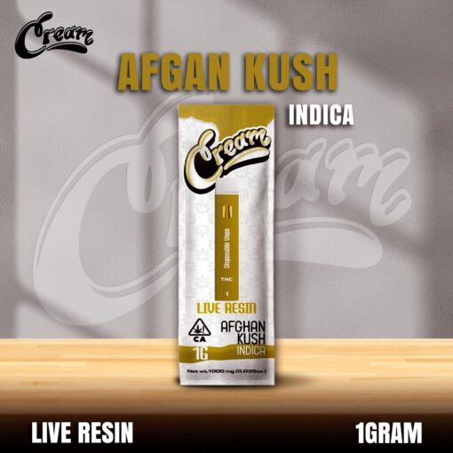 Afgan Kush 1g – Cream Mamba Disposable